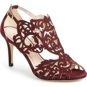 Klub Nico Marcela 3 Laser Cutout Sandal in Wine